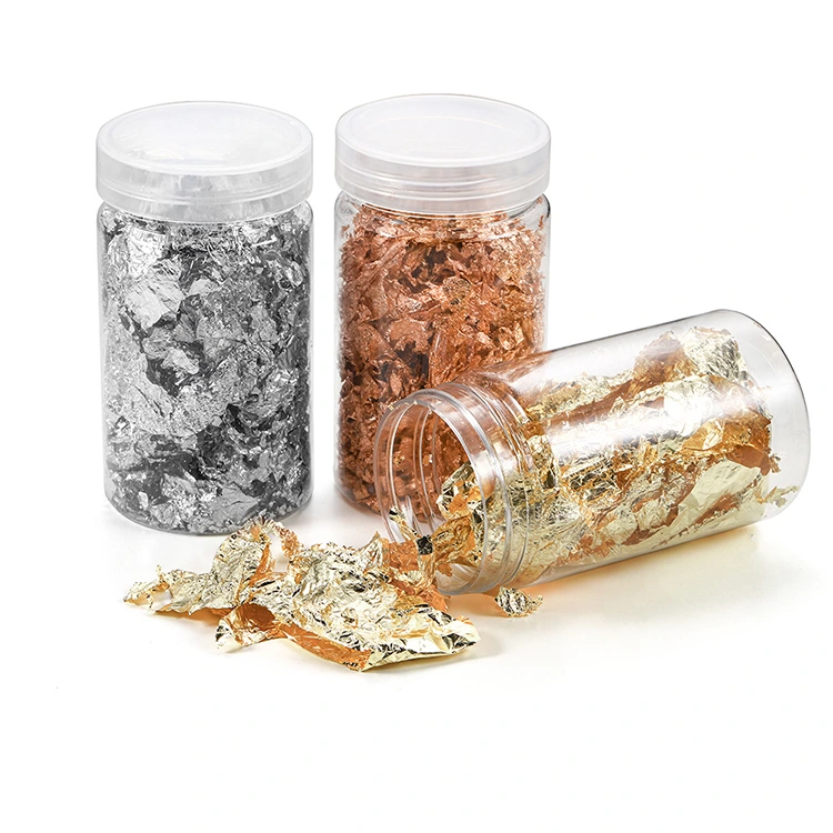 Zerkleinertes Blattgold