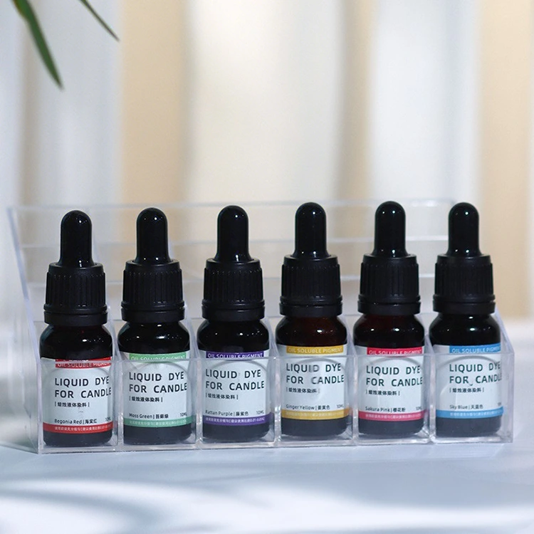Flüssige Kerzenfarbstoffe
